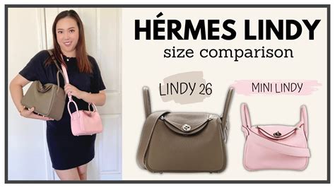 hermes mini lindy dimensions|Hermes mini lindy for sale.